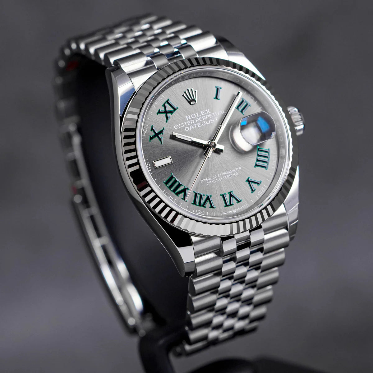 Rolex Ratejust Wimbledon Dial