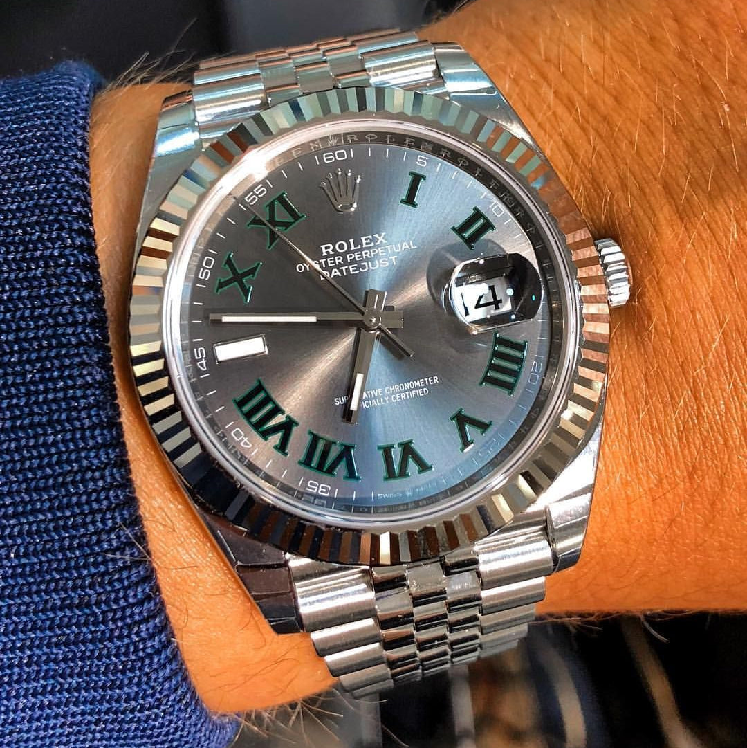 Rolex Ratejust Wimbledon Dial